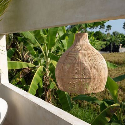 Hanging lights - The Lobster Trap Pendant - Natural - L - BAZAR BIZAR LIVING