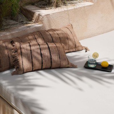 Cushions - The Oh My Gee Cushion Cover - Beige Black - 30x50 - BAZAR BIZAR LIVING