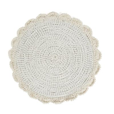 Sets de table - Le Tapis de Table Macramé Mariage - Naturel - BAZAR BIZAR LIVING