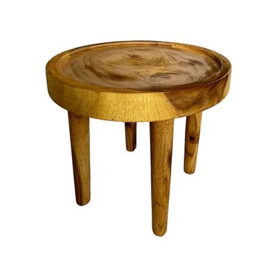 Coffee tables - The Suar Side Table - Natural - BAZAR BIZAR LIVING