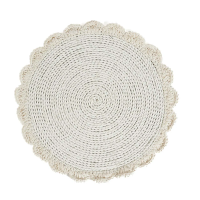 Placemats - The Macrame Marriage Placemat - Natural - BAZAR BIZAR LIVING