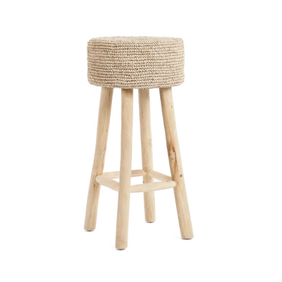 Tabourets - Le Tabouret de Bar Raffia - BAZAR BIZAR LIVING