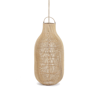 Floor lamps - The Kendi Pendant - Natural - L - BAZAR BIZAR LIVING