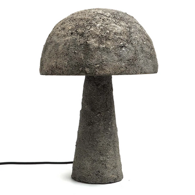 Table lamps - The Concrete Mushroom Table Lamp - BAZAR BIZAR LIVING