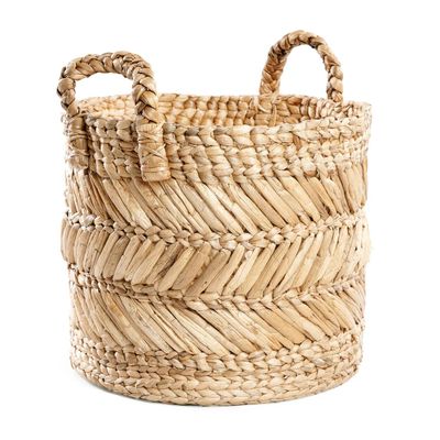 Storage boxes - The Banana Zigzag Basket - L - BAZAR BIZAR LIVING