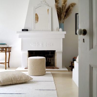 Bespoke carpets - COMPORTA RUG HANDWOVEN IN UPCYCLED COTTON - SAUDADE DESIGN