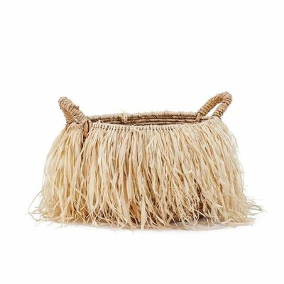 Storage boxes - The Raffia Basket - L - BAZAR BIZAR LIVING