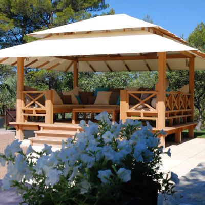 Arbors - SUNSET - pergola, lounge, gazebo, pavillon, pool house, sunshade - HONEYMOON