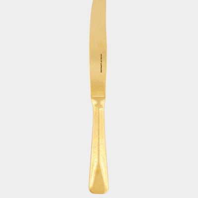 Kitchen utensils - Borgonha Gold Dessert Knife - HOUSE OF CAPRICORN