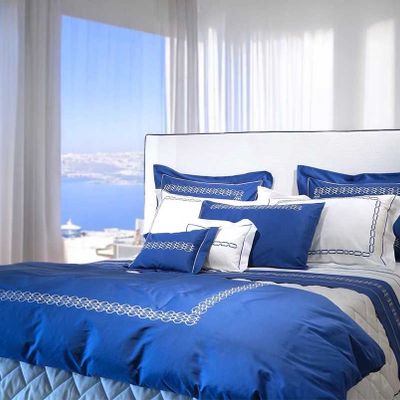 Bed linens - Sky Blue and Beverly Hills - MAISON CLAIRE