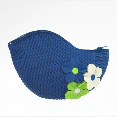 Bags and totes - Blue Vintage 3 Flowers Swim Bag - KORES ACCESSORIES
