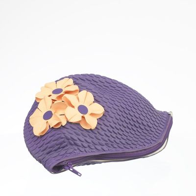 Bags and totes - Purple Vintage 3 Flowers Swim Bag - KORES ACCESSORIES