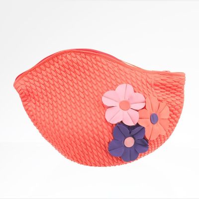 Bags and totes - Fuchsia Vintage 3 Flowers Swim Bag - KORES ACCESSORIES