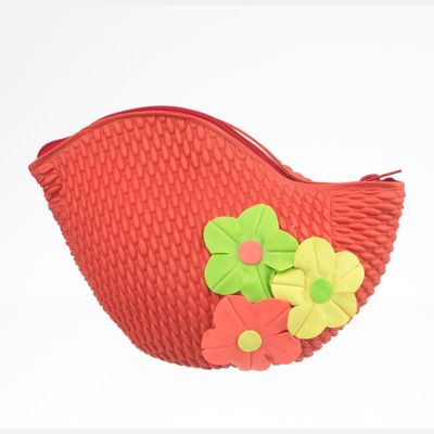 Sacs et cabas - Rouge Sac 3 Fleurs - KORES ACCESSORIES