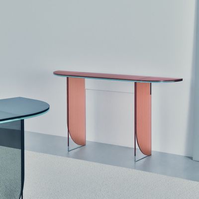 Console table - Console S coral - GLASS VARIATIONS