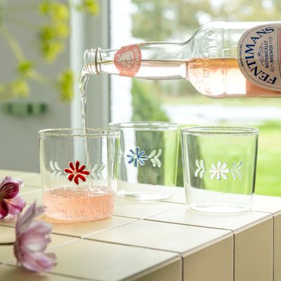 Verres - Flore en verre, lot de 2 - &KLEVERING