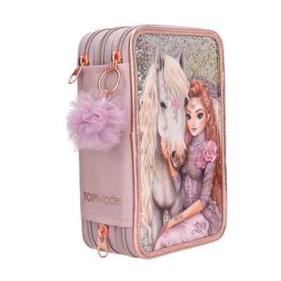 Sacs et cartables - TOPModel Trousse 3 niveaux VIVA VIOLET - TOPMODEL BY DEPESCHE