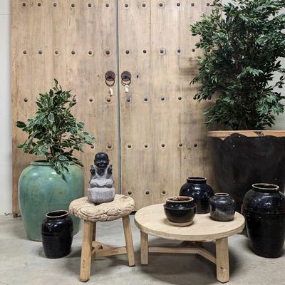 Aménagements pour bureau - Set de anciennes portes chinoises - PAGODA INTERNATIONAL
