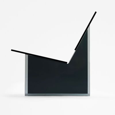 Armchairs - MONOLOG invisible armchair / grey glass chair - GLASS VARIATIONS