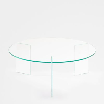 Coffee tables - MONOLOG coffee table in extra-clear glass - GLASS VARIATIONS