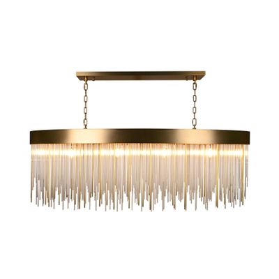 Plafonniers - SUBLIME LUSTRE OVALE EN LAITON ANTIQUE - THAT'S LIVING INTERNATIONAL BV