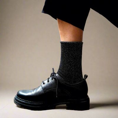 Chaussettes - Chaussettes Klue à Paillettes Lurex en Lyocell eco-responsable - KLUE