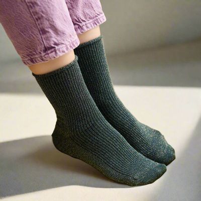 Chaussettes - Chaussettes Klue à Paillettes Lurex en Lyocell eco-responsable - KLUE