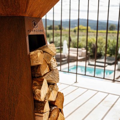 Barbecues - Brasero Agape | Corten 85 - HEXAGONE