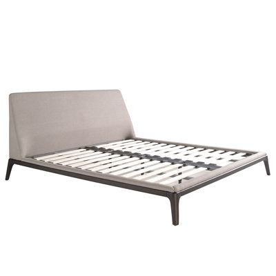 Beds - Grey fabric bed - ANGEL CERDÁ