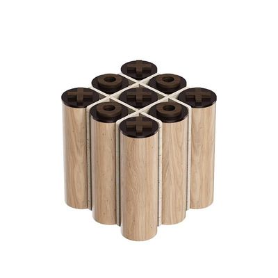 Autres tables  - Kensington Tic-Tac-Toe Table Handmade by Wood Tailors Club - WOOD TAILORS CLUB