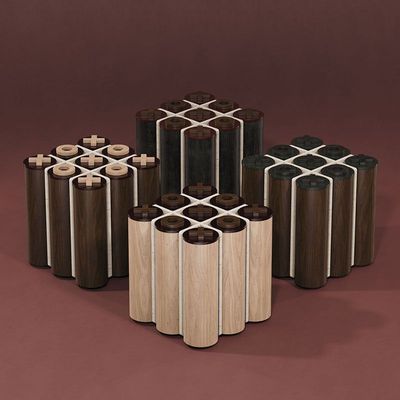Autres tables  - Kensington Tic-Tac-Toe Table Handmade by Wood Tailors Club - WOOD TAILORS CLUB