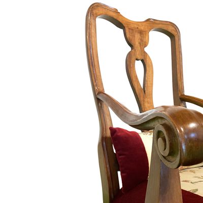 Chaises - Chaise avec insert en soie - MARILA ZANELLA