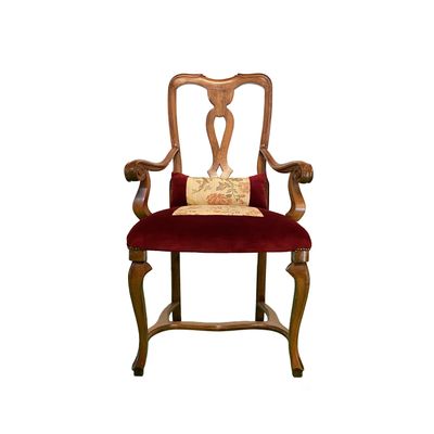 Chaises - Chaise avec insert en soie - MARILA ZANELLA