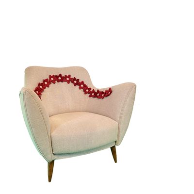 Armchairs - Cotton and linen armchair - MARILA ZANELLA