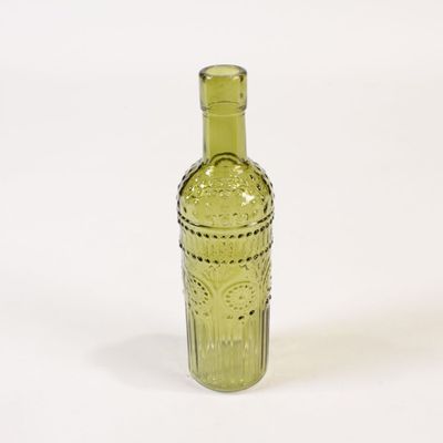 Objets de décoration - Vase en verre vert olive - LE COMPTOIR.COM