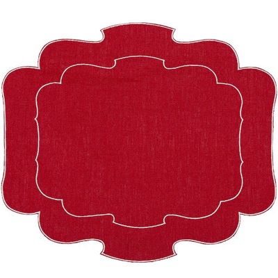 Table linen - Parentesi Oval Placemat - LA GALLINA MATTA