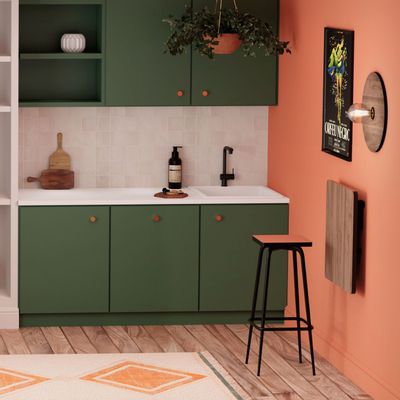 Other tables - Véra retro folding table - 60x60 cm - LES GAMBETTES