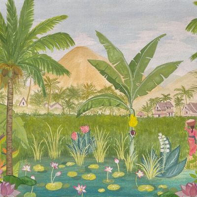 Hotel bedrooms - ED-SG0401 | Handmade Wallpaper - AFFRESCHI & AFFRESCHI