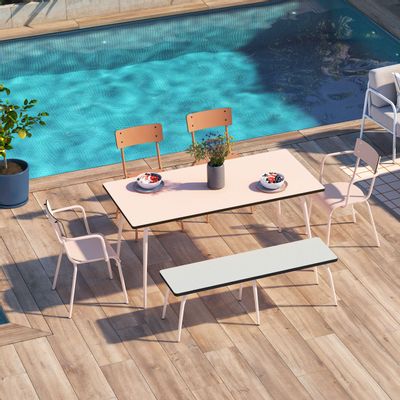Dining Tables - Sun outdoor retro garden tables - 65cm/120cm/ 160cm - LES GAMBETTES