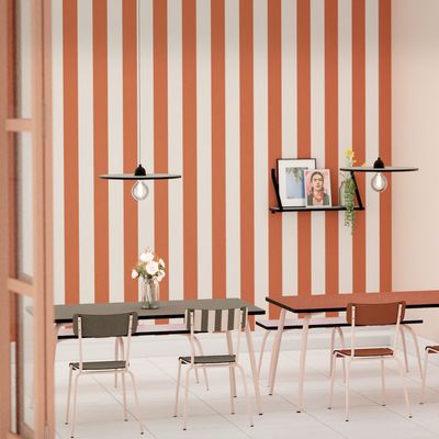 Decorative objects - Mila retro laminate pendant light - Ø39cm or Ø60cm - LES GAMBETTES