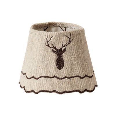 Design textile et surface - Housse pour abat-jour de lampe rechargeable - LA GALLINA MATTA