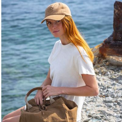 Chapeaux - Casquette en coton bio délavée - TRAVAUX EN COURS...