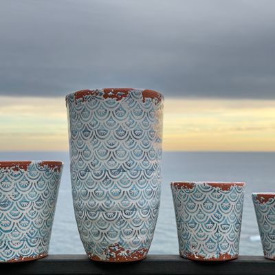 Candles - summer scales ceramic scented candle size XL - WAX DESIGN - BARCELONA