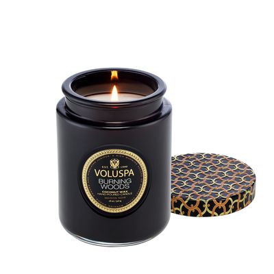 Candles - Burning Woods Large Jar - VOLUSPA