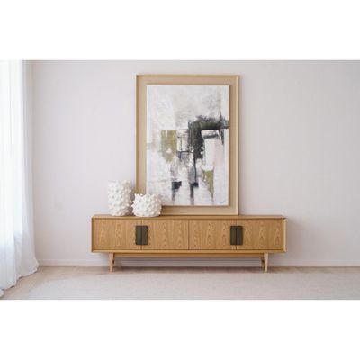 Sideboards - FURNITURE COLLECTION. NATURAL ASH VENEER AND METAL DETAILS - VP INTERIORISMO
