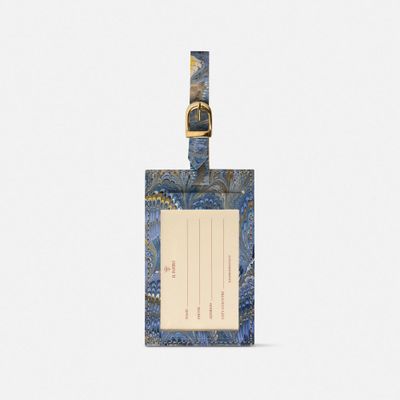 Gifts - Hand decorated cottonpaper suitcase tag - IL PAPIRO