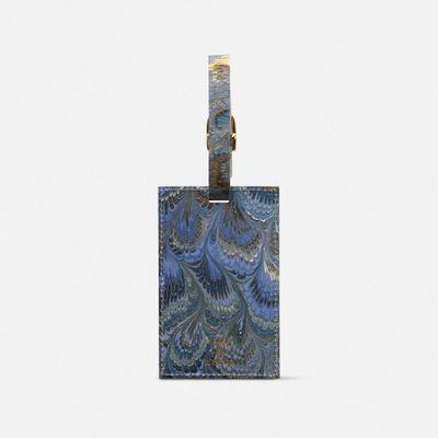 Gifts - Hand decorated cottonpaper suitcase tag - IL PAPIRO