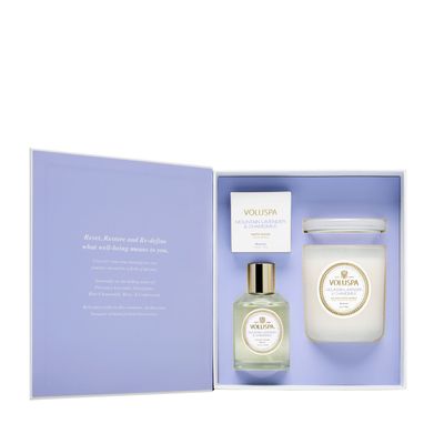 Caskets and boxes - Retreat Ritual” gift set: classic candle, room spray - VOLUSPA