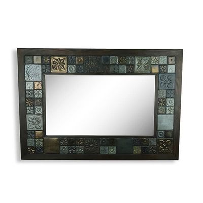 Miroirs - Miroir TLS02 avec cadre en céramique Timeless Pieces - FORADA HOME & STYLE