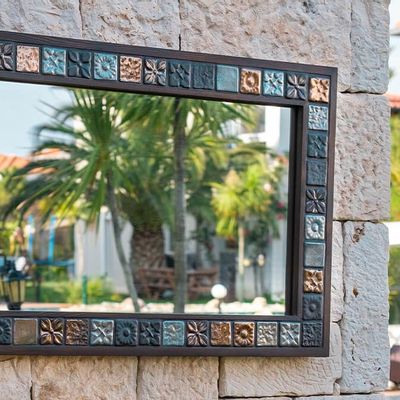 Miroirs - Miroir TLS02 avec cadre en céramique Timeless Pieces - FORADA HOME & STYLE